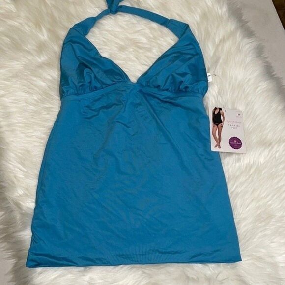 Ingrid & Isabel Womens Size Small Tankini Top Peacock - Picture 3 of 8